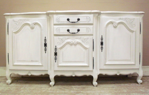 old french painted sideboard